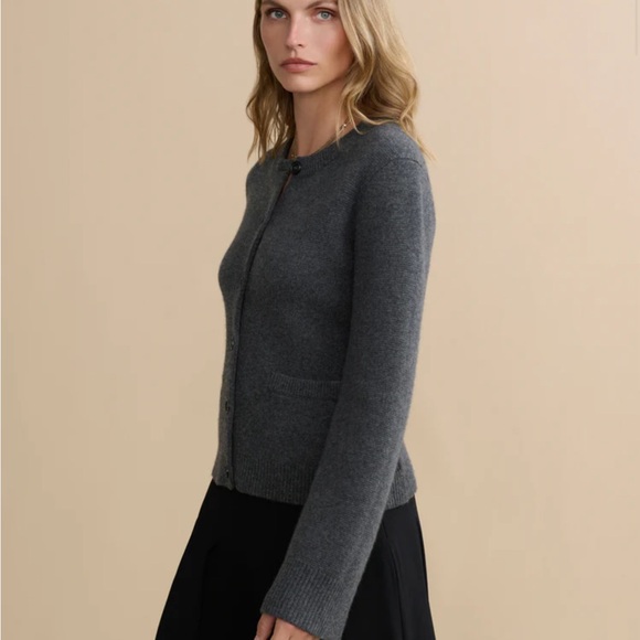 Jenni Kayne Cooper Cardigan- Dark Grey XS NWPT - Picture 2 of 10
